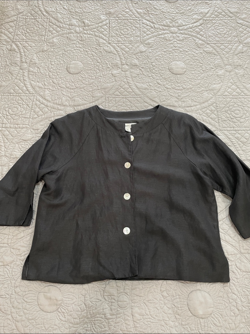 Coldwater Creek black Lined Jacket 12